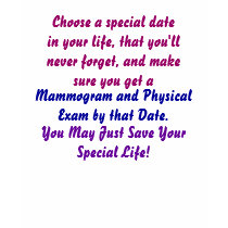 Choose a special datein your life, that you'll ... t-shirts