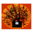 Choose any color background-80s BoomBox posters by samack Choose any color background-80s BoomBox posters