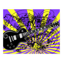 Choose any color background-Guitar... - Customized posters