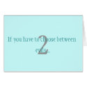 choose cards