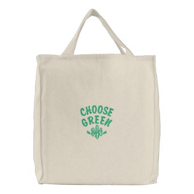 Choose Green Embroidered Bags by elenaind
