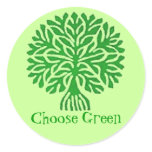 Choose Green Sticker
