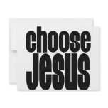 Choose Jesus Custom Announcement