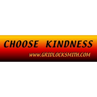 Choose Kindness bumpersticker