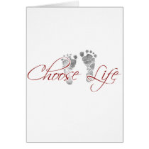 More choose life greeting card Zazzle Cards gift ideas choose life greeting card Zazzle Cards
