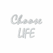 Choose LIFE embroidered shirts