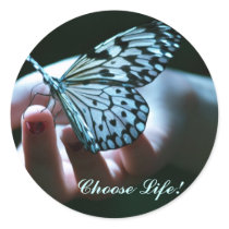 Choose Life! Round Stickers