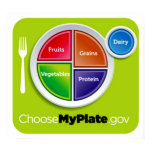 Choose My Plate Poster - in many sizes