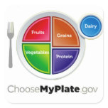 Choose My Plate (White) Stickers