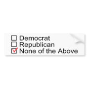 Choose the Constitution Bumper Sticker bumpersticker