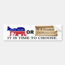 Choose the Constitution Bumper Sticker