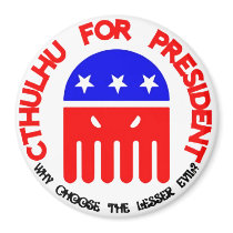 Choose The Lesser Evil Refrigerator Magnets