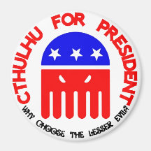 Choose The Lesser Evil Refrigerator Magnets