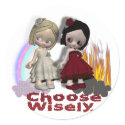 Choose Wisely Angel Devil Girls