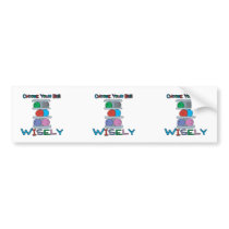 choose your ball wisely bowling humor bumper sticker