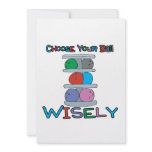 choose your ball wisely bowling humor invitation