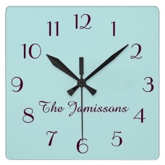 CHOOSE YOUR COLOR, Clock, Personalized