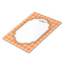 Choose Your Color Cozy Plaid Notepad notepads