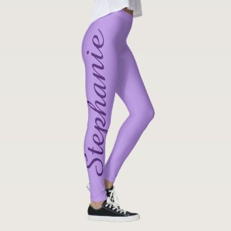CHOOSE YOUR COLOR Custom Leggings with Name