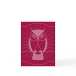 Choose Your Color Wise Old Owl Notecard Choose Your Color Wise Old Owl Notecard