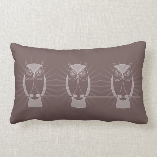 Choose Your Color Wise Old Owl Pillow