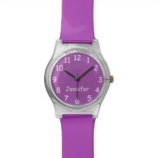 CHOOSE YOUR COLORS, Your Text, Custom Watch FUN