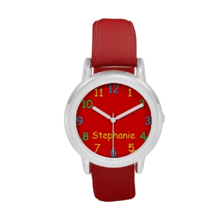 CHOOSE YOUR COLORS, Your Text, Kids Watch, FUN