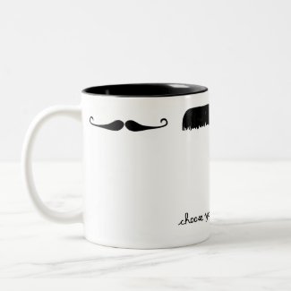 choose your moustache mug