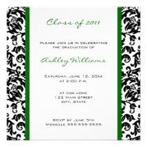 Choose Your Own Color Graduation Invitations invitations