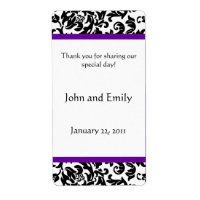 Choose Your Own Color Wedding Favor Labels