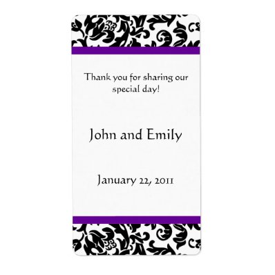 Choose Your Own Color Wedding Favor Labels Custom Shipping Label