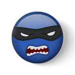 Choose Your own Ninja Smilie Pinback Button