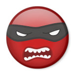 Choose Your own Ninja Smilie Fridge Magnet
