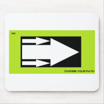 Choose Your Path Mouse Pads