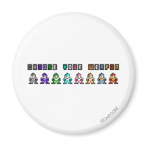 Choose Your Weapon Fridge Magnets