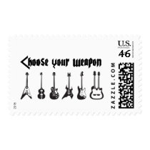 Choose Your Weapon postage by RAWRoutloud Choose Your Weapon postage