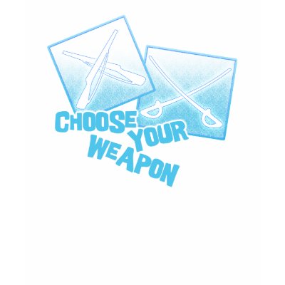 Choose Your Weapon Tank Top by missyoulovexo