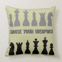 choose your weapons pillow
