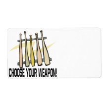 Choose Your Weopon Shipping Labels