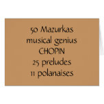 Chopin cards