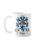 Chopin Family Crest mugs