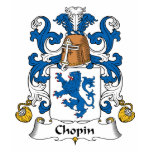 Chopin Family Crest t-shirts