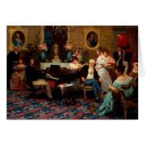 Chopin Playing the Piano Cards