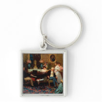 Chopin Playing the Piano Key Chain