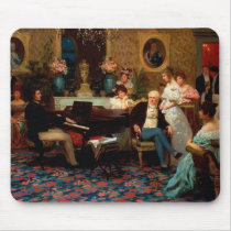 Chopin Playing the Piano Mouse Pads