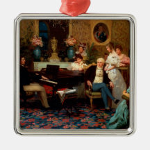 Chopin Playing the Piano Ornament
