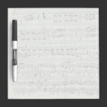 Chopin Polonaise Piano Music Manuscript dry erase boards