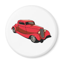 Chopped Red Coupe magnets