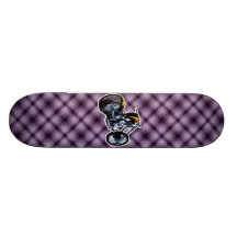 Chopper; Purple Custom Skate Board
