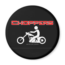 Choppers-color magnets by stickguys Choppers-color magnets